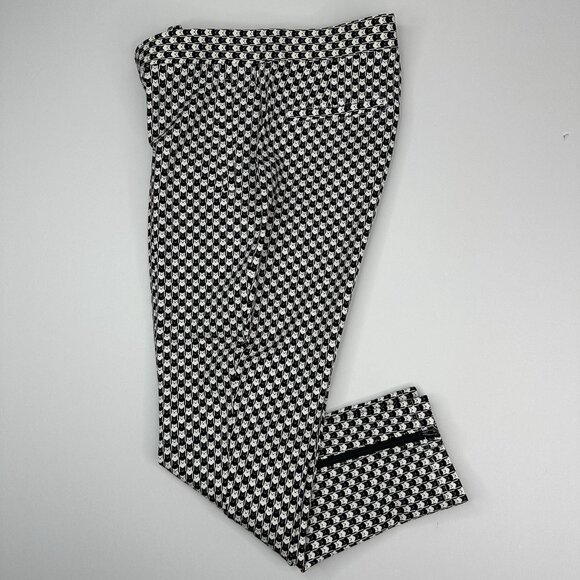 Betabrand NWT Catstooth Skinny-Leg Pencil Dress Yoga Pant Small Short Petite - Picture 2 of 15